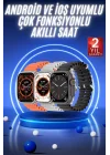 Mey İthalat® Akıllı Saat Ultra Android & İOS Uyumlu Arama Bildirim Özellikli
