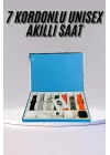 Mey İthalat® Akıllı Saat Unisex Akıllı Saat Çoklu Kordon Seçeneği Çelik Kordon Plastik Kordon