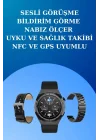Mey İthalat® Akıllı Saat ve Kulaklık Seti Dokunmatik Ekran 5.0 Bluetooth Bağlantılı Sesli Görüşme