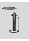 Mey İthalat® Akım Korumalı Çoklu Priz 4’lü 2 USB 1 Type-C 2500W Güçlü Tasarım