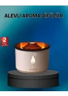 Mey İthalat® Alev Efektli Buhar Makinesi – Aromaterapi, Nemlendirme ve Işık Modlu Tasarım