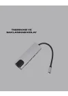 Mey İthalat® Alüminyum Gövdeli Type‑C HDMI & Ethernet Adaptör – Tak & Çalıştır