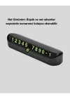 Mey İthalat® Alüminyum Kasa Gri Çevirmeli Araç İçi Telefon Numaratörü