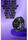 Mey İthalat® Amoled Ekran 3 Kordonlu Akıllı Saat 5.0 Bluetooth Bağlantılı Android ve İOS Uyumlu
