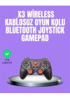 Mey İthalat® Android Uyumlu Gamepad X3 Game Stick Oyun Kolu Bluetooth Bağlantılı