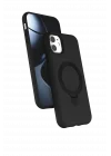 Mey İthalat®   iPhone 11 Regal Magsafe Standlı Kapak - Siyah