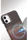Mey İthalat®  Apple iPhone 11 Vega Magsafe Kapak - Çöl Titanyum