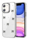Mey İthalat®   iPhone 12 Fiyonk Desenli Kapak - Desen 8