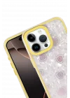 Mey İthalat®  Apple iPhone 14 Lumi Desenli Kapak - Sarı
