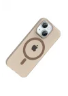 Mey İthalat®   iPhone 14 PC Blank Magsafe Kapak - Çöl Titanyum