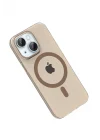 Mey İthalat®   iPhone 14 PC Blank Magsafe Kapak - Çöl Titanyum