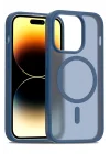 Mey İthalat®  Apple iPhone 14 Pro Jota Magsafe Kapak - Lacivert
