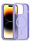 Mey İthalat®  Apple iPhone 14 Pro Jota Magsafe Kapak - Lila