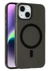 Mey İthalat®  Apple iPhone 14 Tuna PC Slim Magsafe Kapak - Siyah