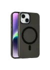 Mey İthalat®  Apple iPhone 14 Tuna PC Slim Magsafe Kapak - Siyah