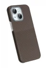 Mey İthalat®   iPhone 14 Volt Magsafe Kapak - Kahverengi