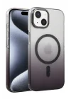 Mey İthalat®  Apple iPhone 15 Plus Glossy Magsafe Kapak - Siyah