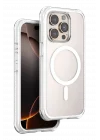 Mey İthalat®  Apple iPhone 15 Pro Max Hulk Magsafe Kapak - Beyaz