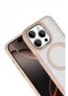 Mey İthalat®   iPhone 15 Pro Max Terea Magsafe Kapak - Gold