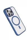 Mey İthalat®   iPhone 15 Pro Max Terea Magsafe Kapak - Lacivert