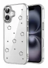 Mey İthalat®   iPhone 16 Fiyonk Desenli Kapak - Desen 2