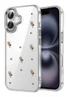 Mey İthalat®   iPhone 16 Fiyonk Desenli Kapak - Desen 6