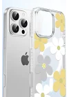 Mey İthalat®   iPhone 16 Floral Magsafe Kapak - Pembe