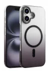 Mey İthalat®  Apple iPhone 16 Glossy Magsafe Kapak - Siyah