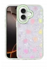 Mey İthalat®  Apple iPhone 16 Lumi Desenli Kapak - Yeşil