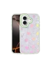 Mey İthalat®  Apple iPhone 16 Lumi Desenli Kapak - Yeşil