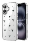 Mey İthalat®  Apple iPhone 16 Plus Fiyonk Desenli Kapak - Desen 1