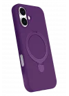 Mey İthalat®  Apple iPhone 16 Plus Regal Magsafe Standlı Kapak - Derin Mor