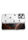 Mey İthalat®  Apple iPhone 16 Pro Fiyonk Desenli Kapak - Desen 8