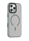 Mey İthalat®   iPhone 16 Pro Max Megane Magsafe Kapak - Titan Gri