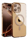 Mey İthalat®   iPhone 16 Pro Max Tash Diamond Magsafe Kapak - Gold