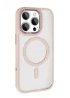 Mey İthalat®   iPhone 16 Pro Max Terea Magsafe Kapak - Pembe