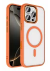Mey İthalat®   iPhone 16 Pro Max Terea Magsafe Kapak - Turuncu