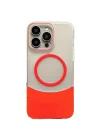 Mey İthalat®  Apple iPhone 16 Pro Velar Magsafe Kapak - Kırmızı