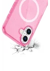 Mey İthalat®  Apple iPhone 16 Star Magsafe Kapak - Pembe