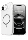 Mey İthalat®  Apple iPhone 16E Live Diamond Magsafe Kapak - Şeffaf