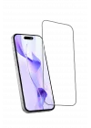 Mey İthalat®  Apple iPhone 17 Air Bilvis 5in1 3D Magic Cam Ekran Koruyucu - Siyah