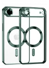 Mey İthalat®   iPhone 17 Air Kross Magneticsafe Kapak - Koyu Yeşil