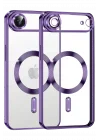 Mey İthalat®   iPhone 17 Air Kross Magneticsafe Kapak - Mor