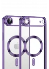Mey İthalat®   iPhone 17 Air Kross Magneticsafe Kapak - Mor
