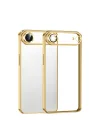 Mey İthalat®   iPhone 17 Air  Lensli Silikon - Gold