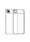 Mey İthalat®   iPhone 17 Air  Lensli Silikon - Gümüş