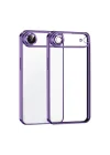 Mey İthalat®   iPhone 17 Air  Lensli Silikon - Mor