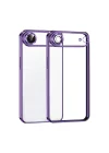 Mey İthalat®   iPhone 17 Air  Lensli Silikon - Mor