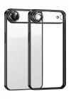 Mey İthalat®   iPhone 17 Air  Lensli Silikon - Siyah