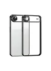 Mey İthalat®   iPhone 17 Air  Lensli Silikon - Siyah